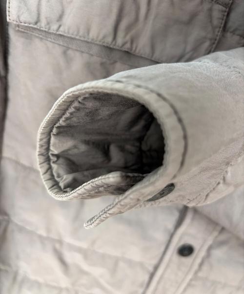 STONE ISLAND（ストーンアイランド）STONE ISLAND (ストーンアイランド) ガーメント パディングシャツジャケット グレー サイズ:Sの古着・服飾アイテム
