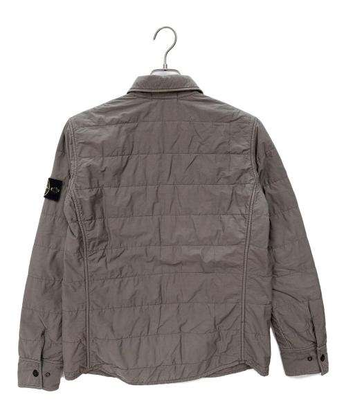 STONE ISLAND（ストーンアイランド）STONE ISLAND (ストーンアイランド) ガーメント パディングシャツジャケット グレー サイズ:Sの古着・服飾アイテム