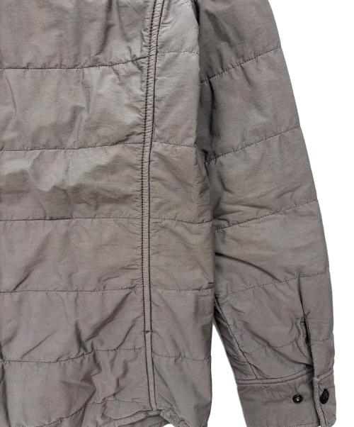 STONE ISLAND（ストーンアイランド）STONE ISLAND (ストーンアイランド) ガーメント パディングシャツジャケット グレー サイズ:Sの古着・服飾アイテム