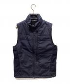 STONE ISLANDストーンアイランド）の古着「中綿ベスト」｜ネイビー