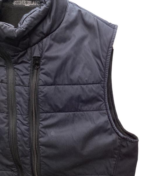 STONE ISLAND（ストーンアイランド）STONE ISLAND (ストーンアイランド) 中綿ベスト ネイビー サイズ:Sの古着・服飾アイテム