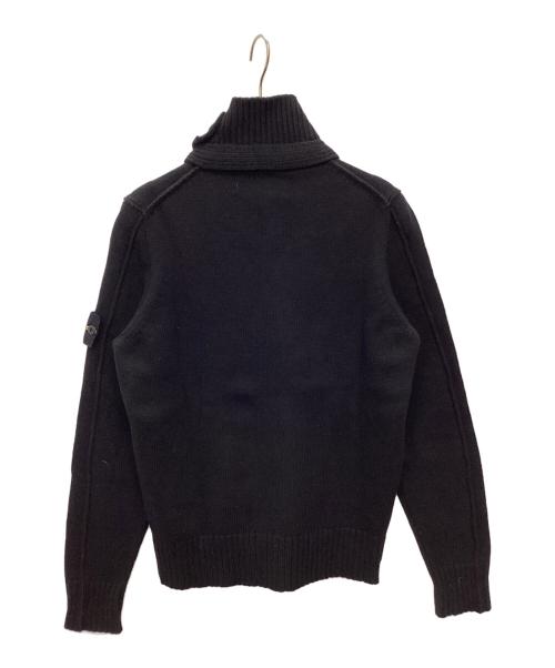 STONE ISLAND（ストーンアイランド）STONE ISLAND (ストーンアイランド) 厚手カーディガン ブラック サイズ:Sの古着・服飾アイテム
