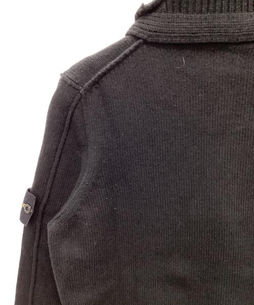 STONE ISLAND（ストーンアイランド）STONE ISLAND (ストーンアイランド) 厚手カーディガン ブラック サイズ:Sの古着・服飾アイテム