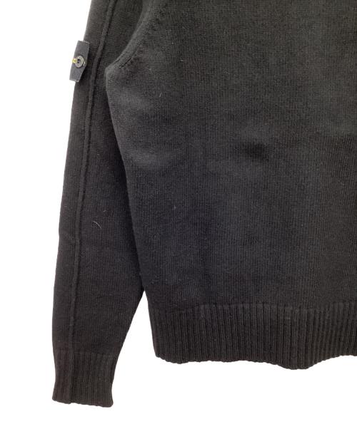 STONE ISLAND（ストーンアイランド）STONE ISLAND (ストーンアイランド) 厚手カーディガン ブラック サイズ:Sの古着・服飾アイテム