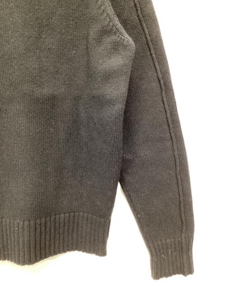 STONE ISLAND（ストーンアイランド）STONE ISLAND (ストーンアイランド) 厚手カーディガン ブラック サイズ:Sの古着・服飾アイテム