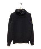 STONE ISLANDストーンアイランド）の古着「厚手ニット」｜ブラック