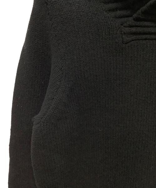 STONE ISLAND（ストーンアイランド）STONE ISLAND (ストーンアイランド) 厚手ニット ブラック サイズ:Sの古着・服飾アイテム