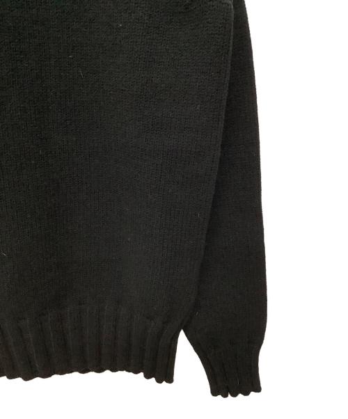 STONE ISLAND（ストーンアイランド）STONE ISLAND (ストーンアイランド) 厚手ニット ブラック サイズ:Sの古着・服飾アイテム