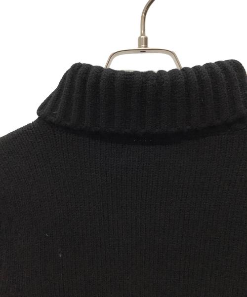 STONE ISLAND（ストーンアイランド）STONE ISLAND (ストーンアイランド) 厚手ニット ブラック サイズ:Sの古着・服飾アイテム