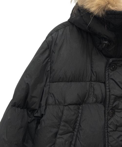 STONE ISLAND（ストーンアイランド）STONE ISLAND (ストーンアイランド) 14AW GARMENT DYED CRINKLE REPS NY DOWN ブラック サイズ:Mの古着・服飾アイテム