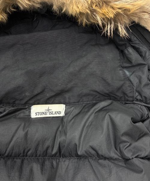 STONE ISLAND（ストーンアイランド）STONE ISLAND (ストーンアイランド) 14AW GARMENT DYED CRINKLE REPS NY DOWN ブラック サイズ:Mの古着・服飾アイテム