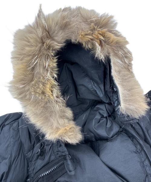 STONE ISLAND（ストーンアイランド）STONE ISLAND (ストーンアイランド) 14AW GARMENT DYED CRINKLE REPS NY DOWN ブラック サイズ:Mの古着・服飾アイテム