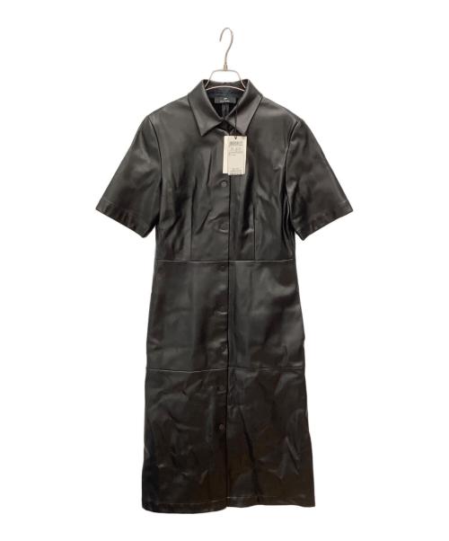 PS Paul Smith（ＰＳポールスミス）PS Paul Smith (ＰＳポールスミス) 半袖ワンピース ブラック サイズ:40 未使用品の古着・服飾アイテム