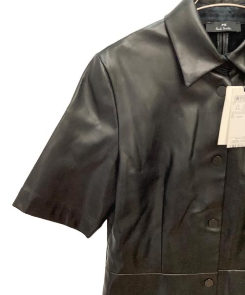 PS Paul Smith（ＰＳポールスミス）PS Paul Smith (ＰＳポールスミス) 半袖ワンピース ブラック サイズ:40 未使用品の古着・服飾アイテム