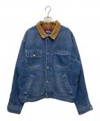 POLO RALPH LAURENポロ・ラルフローレン）の古着「90s デニムジャケット ライニングネル」｜インディゴ