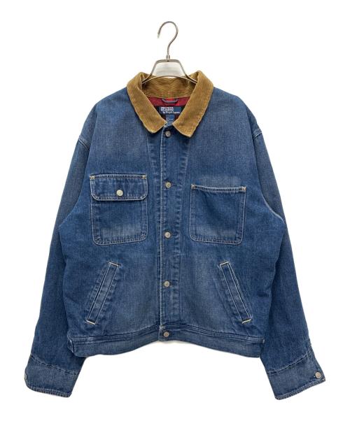 POLO RALPH LAUREN（ポロ・ラルフローレン）POLO RALPH LAUREN (ポロ・ラルフローレン) 90s デニムジャケット ライニングネル インディゴ サイズ:不明の古着・服飾アイテム