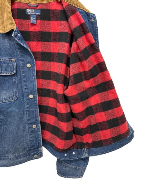 POLO RALPH LAUREN（ポロ・ラルフローレン）POLO RALPH LAUREN (ポロ・ラルフローレン) 90s デニムジャケット ライニングネル インディゴ サイズ:不明の古着・服飾アイテム
