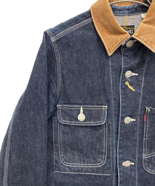 EIGHT G（エイトジー）EIGHT G (エイトジー) デニムカバーオール インディゴ サイズ:38の古着・服飾アイテム