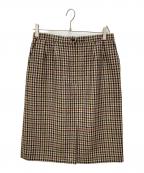 Burberry'sバーバリーズ）の古着「ウールスカート」｜ブラウン