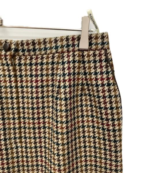 Burberry's（バーバリーズ）Burberry's (バーバリーズ) ウールスカート ブラウン サイズ:17BRの古着・服飾アイテム