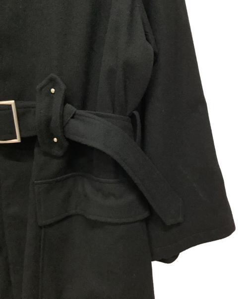 Y's for men（ワイズフォーメン）Y's for men (ワイズフォーメン) ウール ベルテッドロングコート ブラック サイズ:Mの古着・服飾アイテム