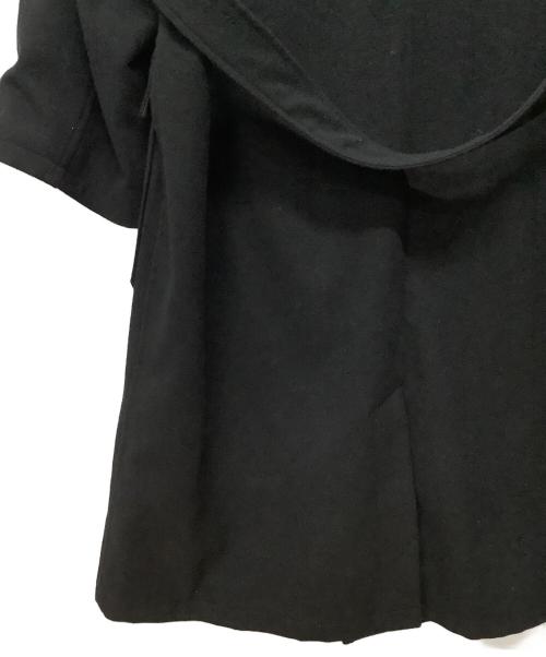 Y's for men（ワイズフォーメン）Y's for men (ワイズフォーメン) ウール ベルテッドロングコート ブラック サイズ:Mの古着・服飾アイテム
