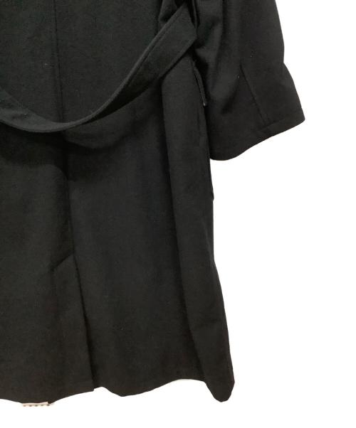 Y's for men（ワイズフォーメン）Y's for men (ワイズフォーメン) ウール ベルテッドロングコート ブラック サイズ:Mの古着・服飾アイテム