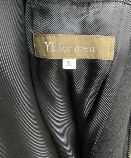 Y's for men（ワイズフォーメン）Y's for men (ワイズフォーメン) ウール ベルテッドロングコート ブラック サイズ:Mの古着・服飾アイテム