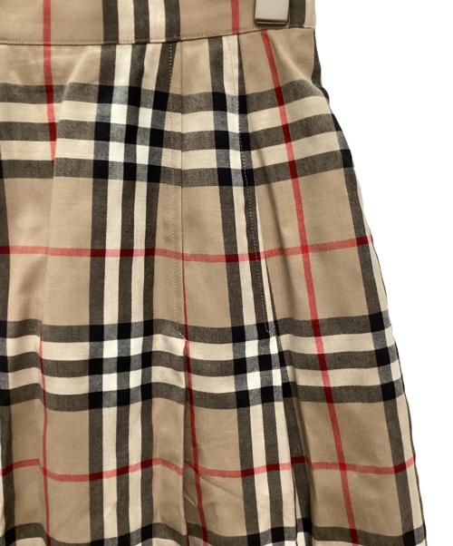 Burberry's（バーバリーズ）Burberry's (バーバリーズ) ミニスカート ベージュ×ブラック サイズ:不明の古着・服飾アイテム
