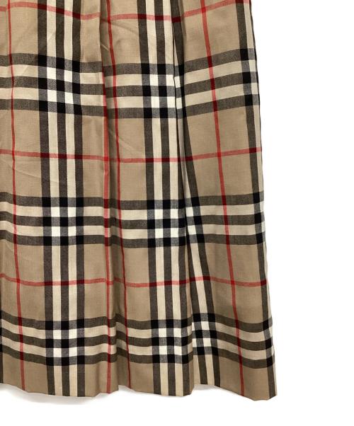 Burberry's（バーバリーズ）Burberry's (バーバリーズ) ミニスカート ベージュ×ブラック サイズ:不明の古着・服飾アイテム