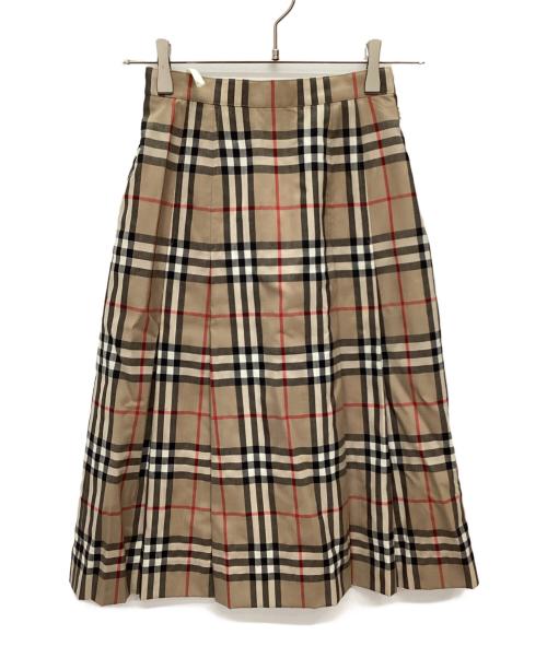 Burberry's（バーバリーズ）Burberry's (バーバリーズ) ミニスカート ベージュ×ブラック サイズ:不明の古着・服飾アイテム
