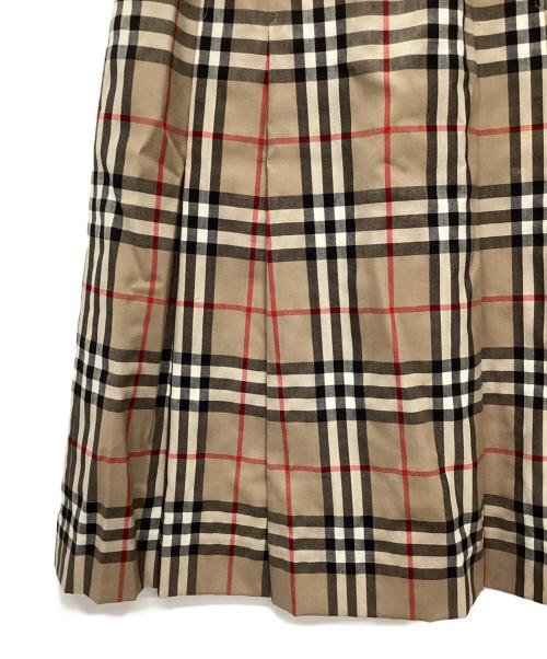 Burberry's（バーバリーズ）Burberry's (バーバリーズ) ミニスカート ベージュ×ブラック サイズ:不明の古着・服飾アイテム