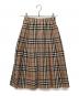 Burberry's（バーバリーズ）の古着「ミニスカート」｜ベージュ×ブラック