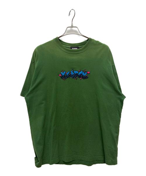 X-LARGE（エクストララージ）X-LARGE (エクストララージ) 半袖カットソー グリーン サイズ:XLの古着・服飾アイテム