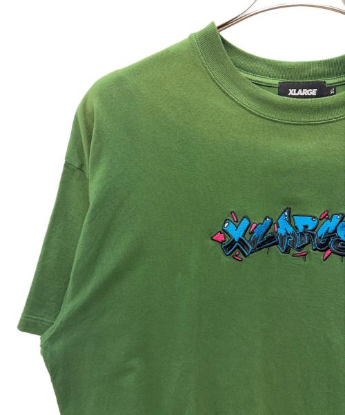 X-LARGE（エクストララージ）X-LARGE (エクストララージ) 半袖カットソー グリーン サイズ:XLの古着・服飾アイテム