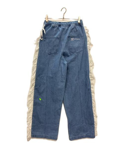 adidas Originals（アディダスオリジナル）adidas originals (アディダスオリジナル) KSENIA SCHNAIDER (クセニア シュナイダー) デニム フレイドジーンズ インディゴ サイズ:SIZE Lの古着・服飾アイテム