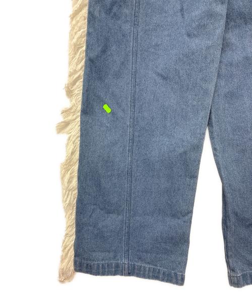 adidas Originals（アディダスオリジナル）adidas originals (アディダスオリジナル) KSENIA SCHNAIDER (クセニア シュナイダー) デニム フレイドジーンズ インディゴ サイズ:SIZE Lの古着・服飾アイテム