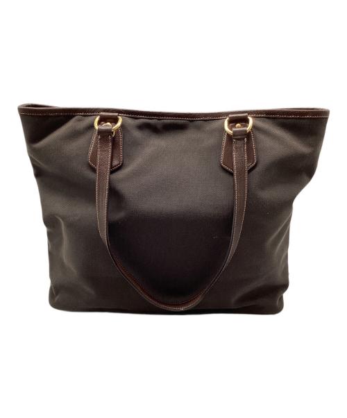 PRADA（プラダ）PRADA (プラダ) キャンバストートバッグ ブラウンの古着・服飾アイテム
