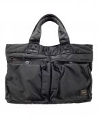 PORTERポーター）の古着「ハンドバッグ」｜ブラック×オレンジ