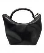 GUCCIグッチ）の古着「ハンドバッグ」｜ブラック