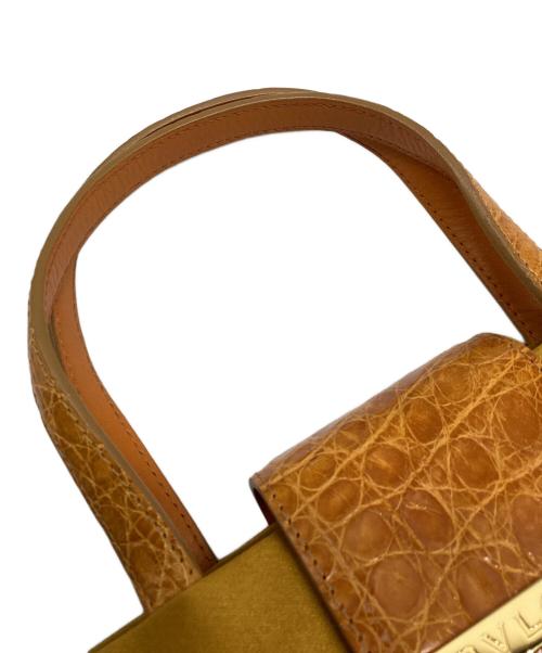 BVLGARI（ブルガリ）BVLGARI (ブルガリ) 2wayハンドバッグ ブラウンの古着・服飾アイテム