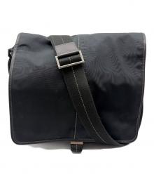 COACH（コーチ）の古着「フラップショルダーバッグ」｜ブラック