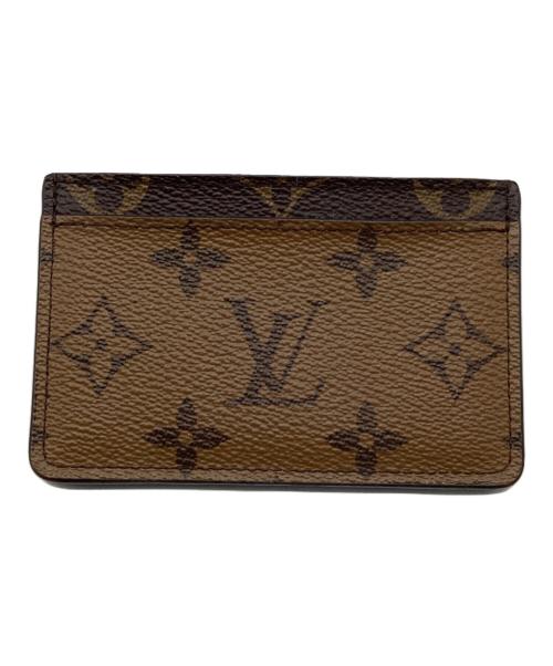 LOUIS VUITTON（ルイ ヴィトン）LOUIS VUITTON (ルイ ヴィトン) カードケース ブラウンの古着・服飾アイテム
