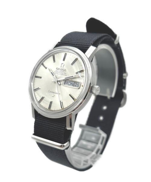OMEGA（オメガ）OMEGA (オメガ) CONSTELLATION CHRONOMETER DAY-DATE コンステレーション クロノメーター デイデイト Ref.168.016 シルバー文字盤 シルバー文字盤 サイズ:35mm/14~23cmの古着・服飾アイテム