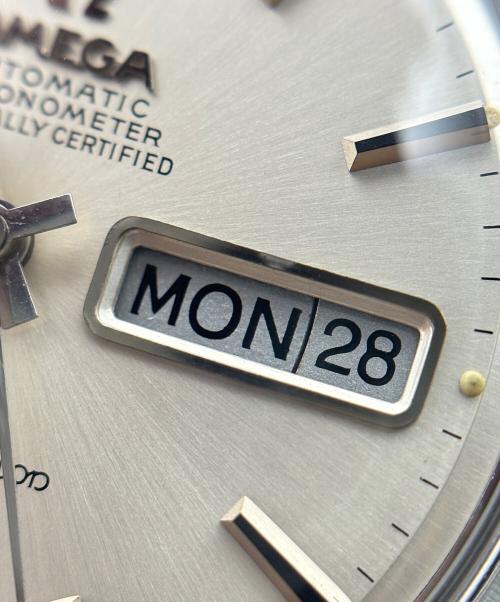 OMEGA（オメガ）OMEGA (オメガ) CONSTELLATION CHRONOMETER DAY-DATE コンステレーション クロノメーター デイデイト Ref.168.016 シルバー文字盤 シルバー文字盤 サイズ:35mm/14~23cmの古着・服飾アイテム