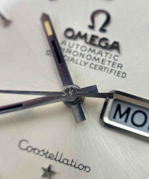 OMEGA（オメガ）OMEGA (オメガ) CONSTELLATION CHRONOMETER DAY-DATE コンステレーション クロノメーター デイデイト Ref.168.016 シルバー文字盤 シルバー文字盤 サイズ:35mm/14~23cmの古着・服飾アイテム