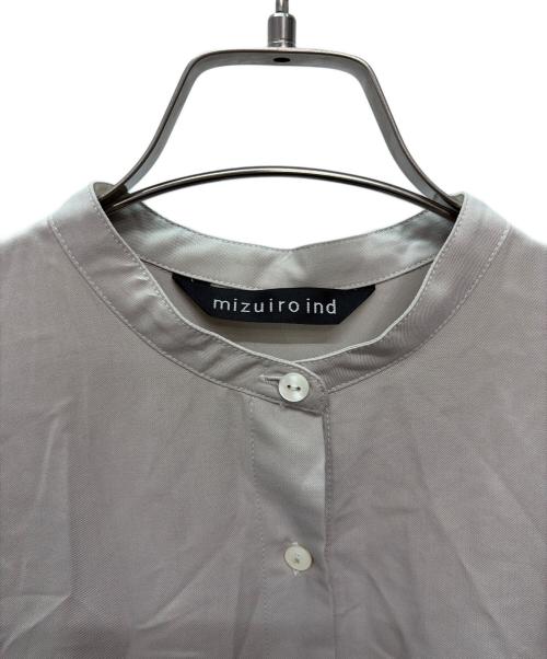 mizuiro-ind（ミズイロインド）mizuiro-ind (ミズイロインド) シャツワンピース ベージュ サイズ:FREEの古着・服飾アイテム