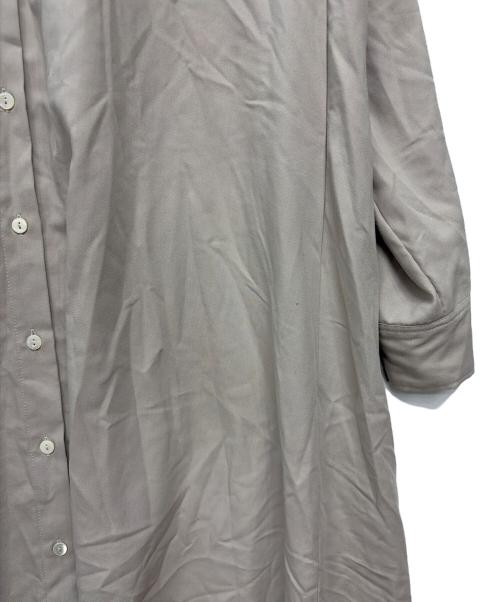mizuiro-ind（ミズイロインド）mizuiro-ind (ミズイロインド) シャツワンピース ベージュ サイズ:FREEの古着・服飾アイテム