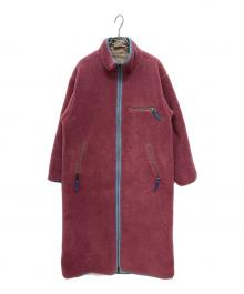 CAL O LINE（キャルオーライン）の古着「ボアコート」｜ワインレッド