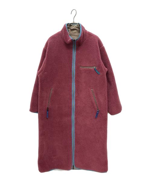 CAL O LINE（キャルオーライン）CAL O LINE (キャルオーライン) ボアコート ワインレッド サイズ:SIZE Freeの古着・服飾アイテム